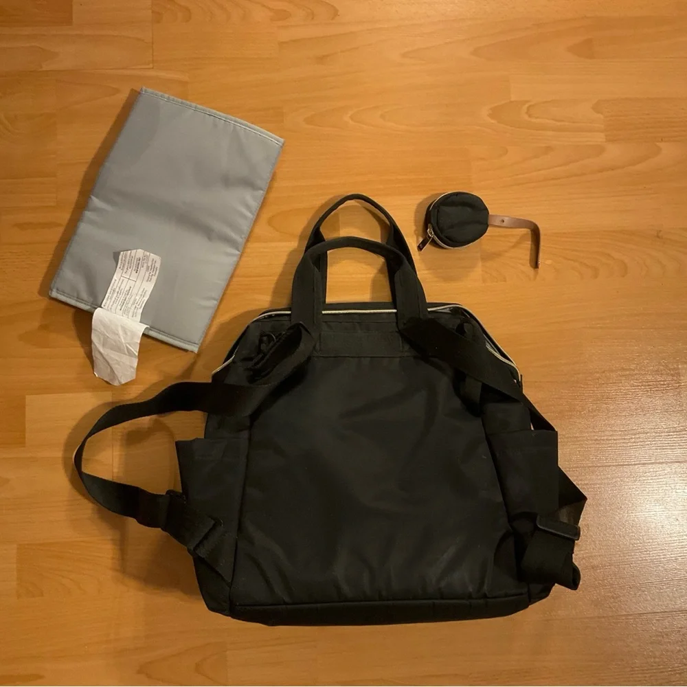 Skip Hop Mainframe Wide Open Diaper Backpack Black